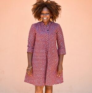 Zuri shirt dress (schooled), like new, XL